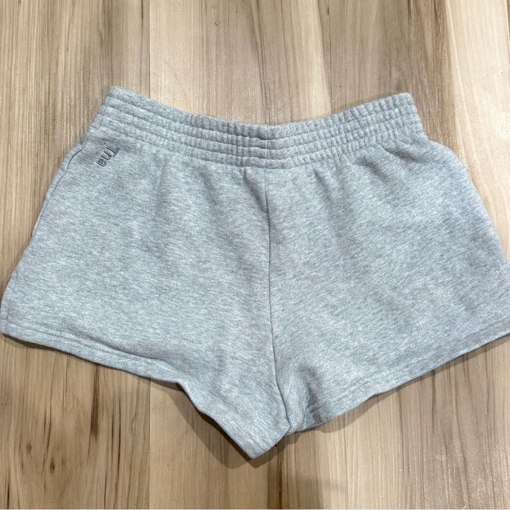 TNA Cozy Perfect Fleece Grey Sweat Shorts Women’s XS